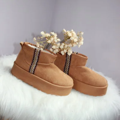 Boots hautes compensées